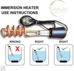 Amtek 1500 Watt ISI Mark High Quality Waterproof and Shockproof Rod Shock Proof immersion heater rod (Water)