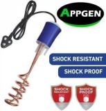 Appgen 1500 Watt ISI Certified Shock Proof Water Proof With Bucket Holder Copper Heating Element Shock Proof Immersion Heater Rod (WATER)