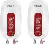 Bhaburly 3 Litres INSURE 3L Pack Of 2 Instant Water Heater (White And Mahroon)