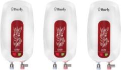 Bhaburly 3 Litres INSURE 3L Pack of 3 Instant Water Heater (White and Mahroon)