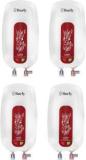 Bhaburly 3 Litres INSURE 3L Pack Of 4 Instant Water Heater (White And Mahroon)