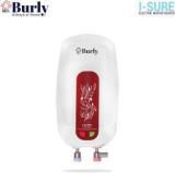 Bhaburly 3 Litres ISURE 3 Litre Burly Wate Heater Instant Water Heater (WHITE & MEHROON)