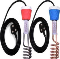 Bullshot BULL_RED BRASS AND BLUE COPPER PACK OF 2 2000 W Immersion Heater Rod (WATER)