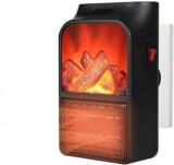 Citroda 900 Watt Portable Fireplace Fan Noiseless For Home Bedroom In Winter Room Heater