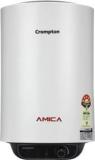 Crompton 10 Litres Amica With Superior Polymer Coating( 2010) Storage Water Heater (Grey)