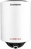 Crompton 10 Litres Classic DLX 10 Ltr Glasslined Storage Water Heater (White)