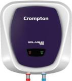 Crompton 10 Litres Solarium CLX 10 Ltr Glasslined With Free Installation & Pipes Storage Water Heater (White, Violet)