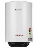 Crompton 15 Litres Amica 15L Gyger With Superior Polymer Coating Storage Water Heater (White)