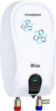 Crompton 3 Litres Bliss With Instant Heating Instant Water Heater (White)