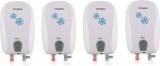 Crompton 3 Litres WGAIWH03BLISS(3KW) Pack Of 4 Instant Water Heater (White)