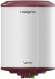 Crompton 6 Litres Versa 6 Ltr Glasslined With Free Installation & Pipes Storage Water Heater (White)