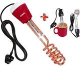 Cybox 1500 Watt 250 Watt Immersion Rod Combo Pack And Shockproof And Waterproof Shock Proof Water Heater (Water)