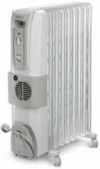 De'longhi 2500 Watt KH770925V 9 Fins Radiator with Fan Oil Filled Room Heater