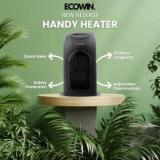 E Cowin HANDY HEATER BLACK Fan Room Heater