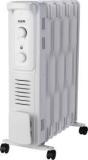 Glen 2 Year Warranty HA7012OR9 Electric 9 Fin Oil Filled Radiator With 9 Fins Room Heater