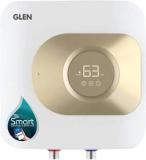 Glen 25 Litres Electric Digital 25 Liters Storage Water Heater (WiFi Enabled, 2000W (WH7055SQWH25LS), White, Golden)