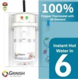 Grinish 1 Litres 1 L Instant Water Heater (Water Dispenser With MCB, White)