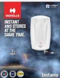 Havells 5 Litres INSTANIO 5L STORAGE Water Heater (White)