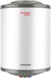 Hindware 25 Litres Instanio 1 Liter With 2 Flexible Pipes Storage Water Heater (White)