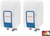 Hindware 3 Litres Atlantic Immedio 3 Litres Pack Of 2 Instant Water Heater (White And Blue)