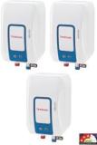 Hindware 3 Litres Atlantic Immedio 3 Litres Pack Of 3 Instant Water Heater (White And Blue)