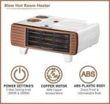 Home Tree 2000 Watt Latest Design Brown White Room Fan Heater Fan Room Heater