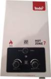 Indo 7 Litres Hot Zone 7 Gas Water Heater (Red, White)