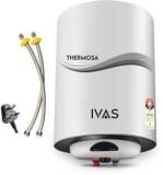 Ivas 10 Litres Thermosa ISI Certified 5 Star Energy Saving 5 Year Warranty Storage Water Heater (White)