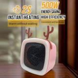 Kawachi Portable Desktop Mini Space Heater Indoor Personal Handy Electric Heater Fan Room Heater