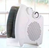 Melbon 3 Fin 2000 Watt Power Energy Saving 30% Fan Heater Fan Room Heater (Black)