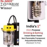 Mr Shot 1 Litres 2.O Vikram Winner Transparent Model Mr.SHOT Instant Water Heater (Yellow)