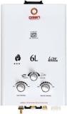 Omen 6 Litres Elegant 6Ltr Gas Water Heater (White)