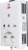 Omen Changing Lives 6 Litres Made For Kitchen And Bathroom Gas Water Heater (White)