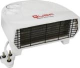 Quba 2000/1000 Watt EH 61 Electric Heater With Adjustable Thermostat White) Fan Room Heater