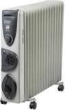 Russell Hobbs 2900 Watt ROR15F OFR ROR 15F | Oil Filled Radiator Electric | ISI Approved Room Heater (Grey)