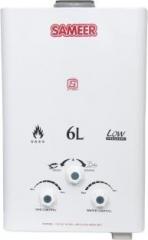 Sameer 6 Litres Gas Geyser Gas Water Heater (White)