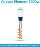 Sauran WHR7 Immersion Water Rod Heater Heavy Copper Element 2000 W Immersion Heater Rod