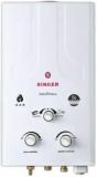 Singer 6 Litres Aqua Jwala Gas Water Heater (White)