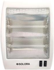 Solora BLAZEX 400W/800W Multi Mode 1 Piece QUARTZ 2 ROD Heater Quartz Room Heater (White/Black)