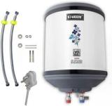 Stardom 10 Litres HOTMAT SERIES 2022 WITH INLET OUTLET PIPE AND ASSEMBLY KIT Storage Water Heater (White, Grey)