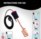 Sunever 1500 Watt 2000 Watt / Water Proof/ Shock Proof/ Copper Body Shock Proof Immersion Heater Rod (Water)