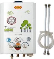 Surya 6 Litres Gass Geyser Instant Water Heater (White)