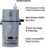 Ultinopro 1 Litres Electro Meti Instant Mini Geyser Instant Water Heater (Grey)