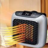 Wundervox Compact Electric Safe Heater For Home, Living Room, Bed Room, Office Grey Compact Electric Safe Heater For Home, Living Room, Bed Room, Office Grey Fan Room Heater