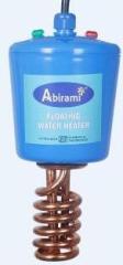 Abirami 2000 Watt Floating 2000W | 100% Copper Heating Tube | SHOCKPROOF Shock Proof Water Heater (MEDIUM BLUE)