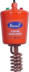 Abirami 2000 Watt Floating 2000W | 100% Copper Heating Tube | SHOCKPROOF Shock Proof Water Heater (MEDIUM RED)