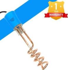 Aksha Gold Model AK501BLE Fast heating | 304 Steel Grade with Copper plated Heating Rod 1500 W Immersion Heater Rod (Stainless Steel)