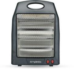 Amplesta 800 Watt 2 rods with Tip Over Protection, ISI Approved, Safety mesh Blaze Room Heater