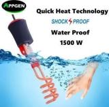 Appgen 1500 Watt Waterproof & Shockproof | Instant Heating With Bucket Holder | ISI Certified Shock Proof Immersion Heater Rod