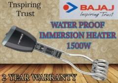 Bajaj 1500 Watt Waterproof [Shock Proof] [ITEM CODE ~ 150833 ] Shock Proof Immersion Heater Rod (COPPER ROD, WARRANTY ~ 2 YEAR)